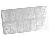 IRISK Трафарет для стемпинга металлический, 6х12см (121)