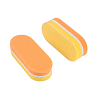 T&H Мини баф с мягкой прослойкой овал желто-оранж. 100/180 50 шт.